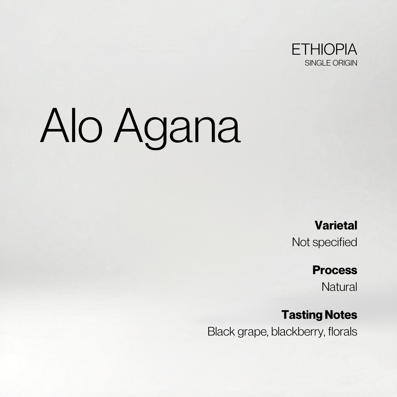 Ethiopia Alo Agana