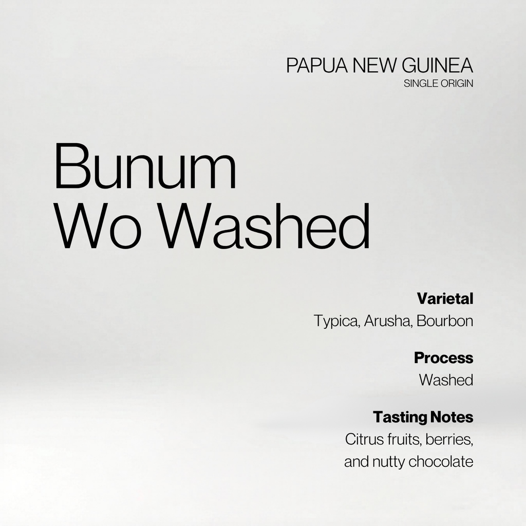 PNG Bunum Wo Washed