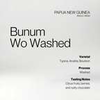 PNG Bunum Wo Washed
