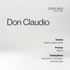 Costa Rica Don Claudio