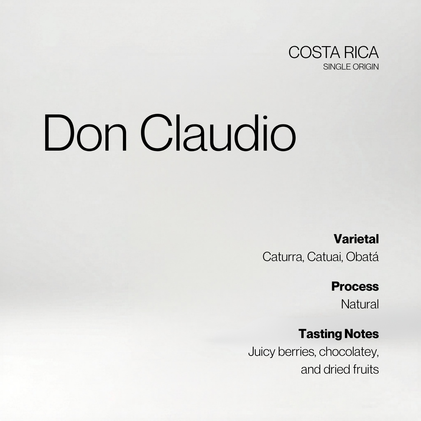 Costa Rica Don Claudio