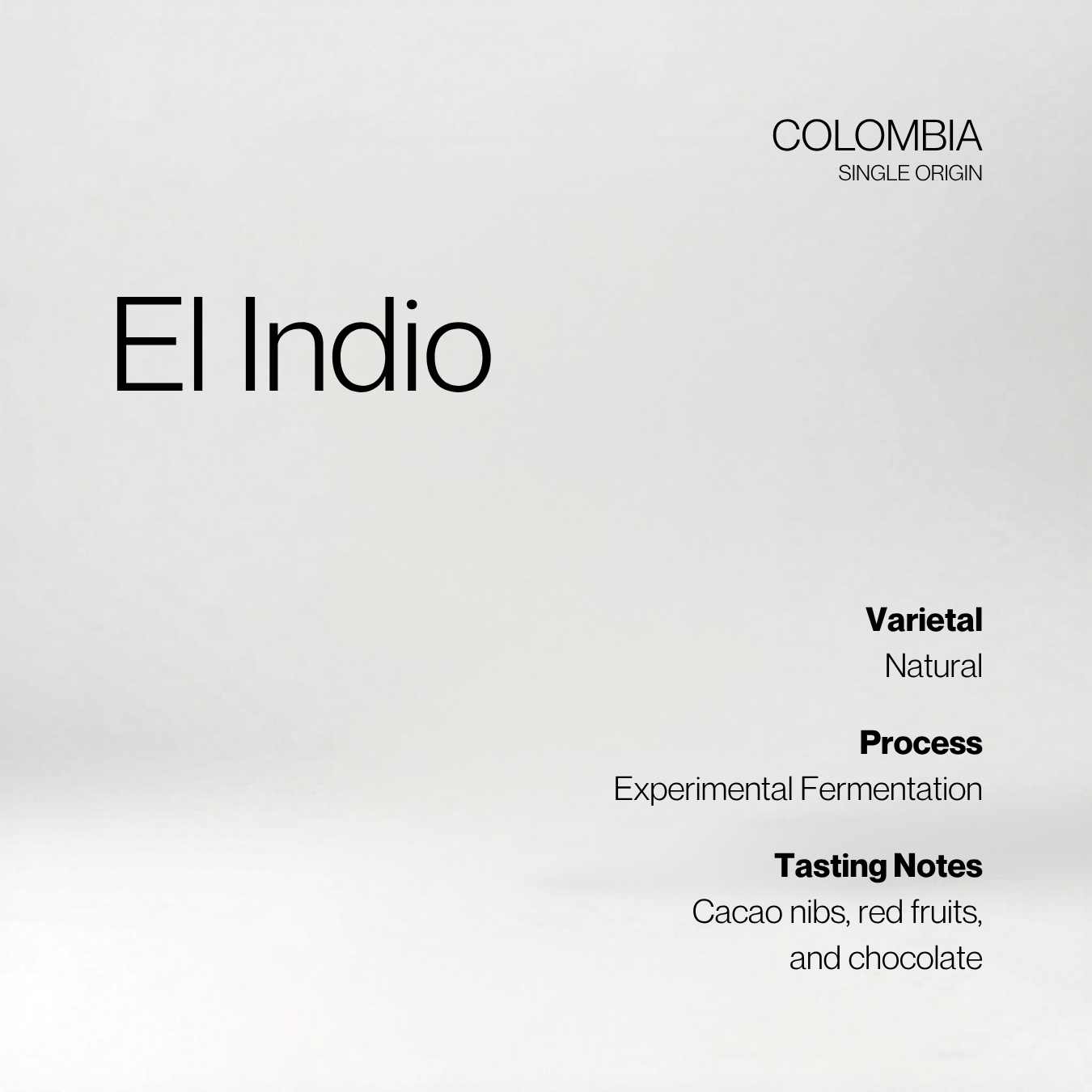 Colombia El Indio