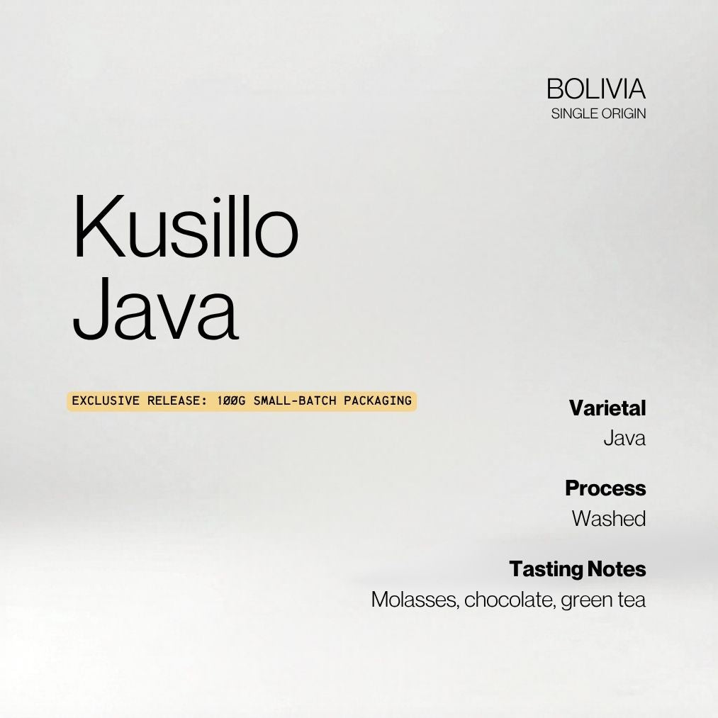Bolivia Kusillo Java Coco Natural